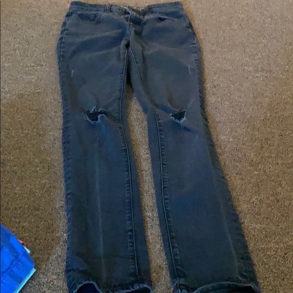 Black skinny jeans
